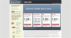 Desktop Screenshot of aaii.discoverbank.com
